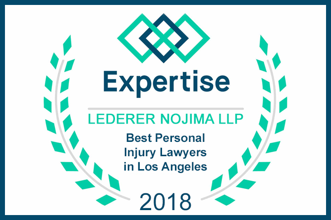 Lederer Nojima LLP Chosen as one of Top 20 Personal Injury Firms Out of 822 in Los Angeles Area